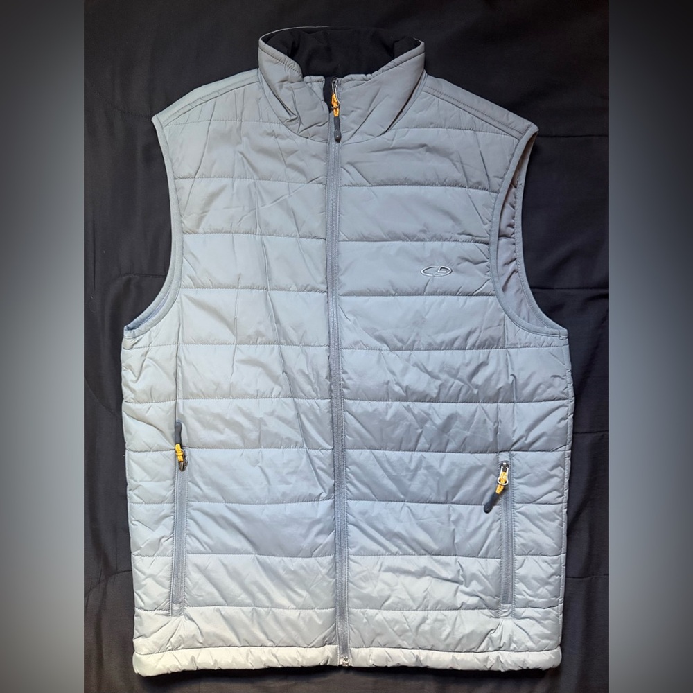 Champion Men's Light Gray Quilted Vest